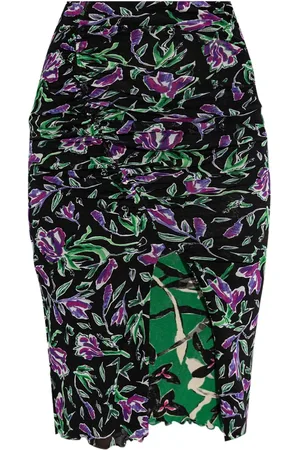 Diane von Furstenberg Bleistiftrock mit blumigem Print