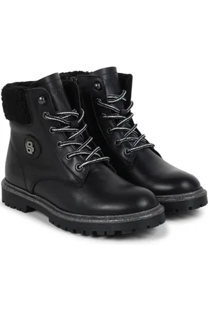 HUGO BOSS Bikerstiefel mit Schnürung