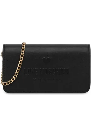 Moschino Portemonnaie mit Logo-Prägung