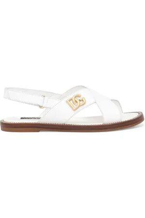 Dolce & Gabbana Sandalen mit Logo-Schild