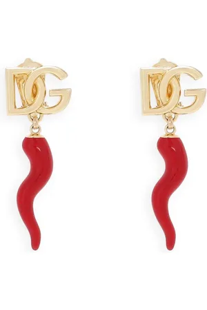 Dolce & Gabbana Ohrclips mit Hornmotiv