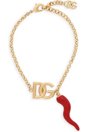 Dolce & Gabbana Kettenarmband mit DG-Anhänger