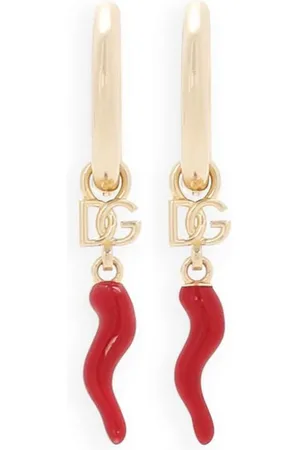 Dolce & Gabbana Hängeohrringe mit Hornmotiv