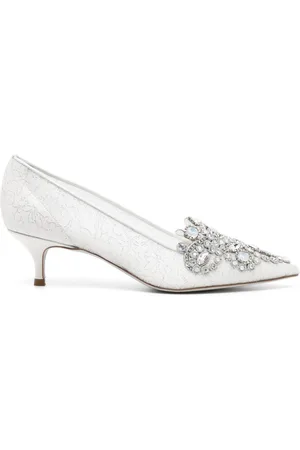 RENE CAOVILLA Veneziana Kitten-Heel-Pumps