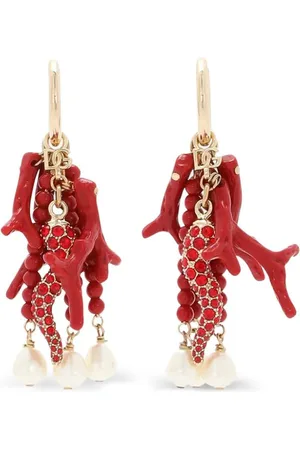 Dolce & Gabbana Creolen mit Korallen