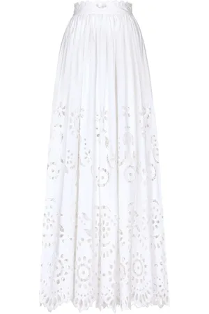 Dolce & Gabbana Maxirock mit gewelltem Saum