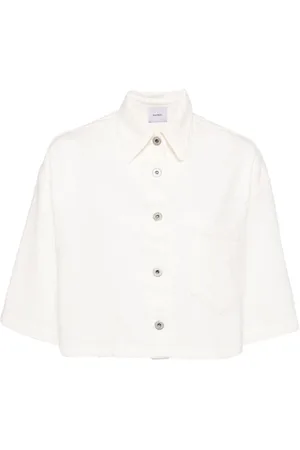 Halfboy Cropped-Hemd aus Baumwolle