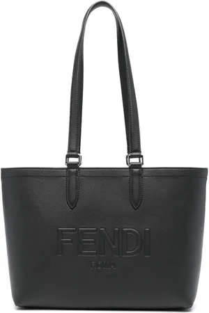 Fendi Roma Shopper mit Logo-Prägung
