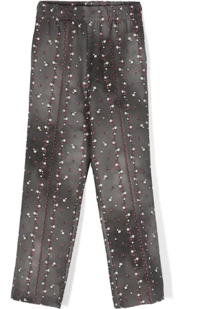 MONNALISA Gerade Hose mit Blumen-Print