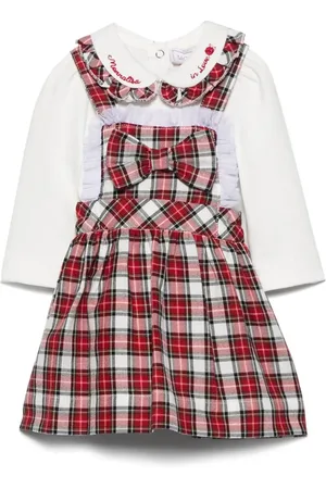 MONNALISA Kariertes Kleid-Set