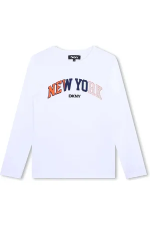 DKNY T-Shirt aus Bio-Baumwolle mit Logo-Print