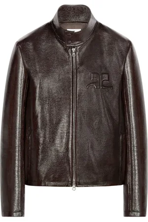 Courrèges Bikerjacke aus Vinyl