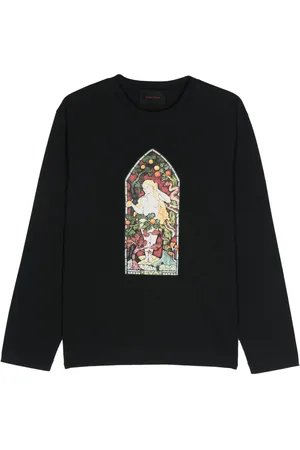 Simone Rocha T-Shirt mit Buntglas-Print