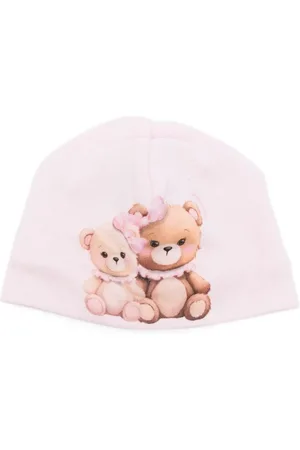 MONNALISA Beanie mit Teddy-Print