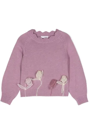 MONNALISA Pullover mit Blumenapplikation