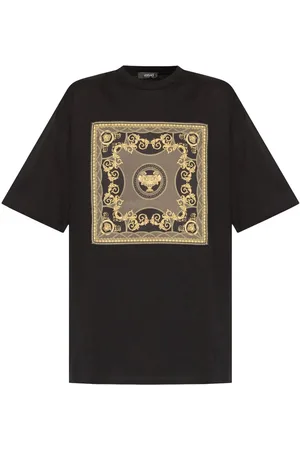 VERSACE T-Shirt mit Barocco-Print