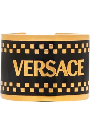 VERSACE 90s Vintage Ring mit Logo-Gravur
