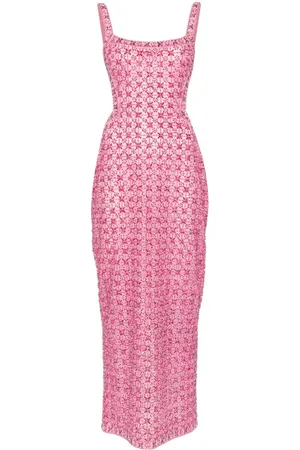 Dina Melwani Kristallverziertes Kleid