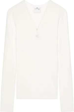 Courrèges T-Shirt mit 90er-Print