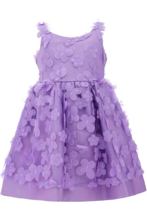 Tulleen Lago Tüllkleid mit Blumenapplikation
