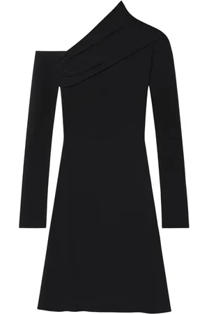 Courrèges Asymmetrisches Krepp-Minikleid