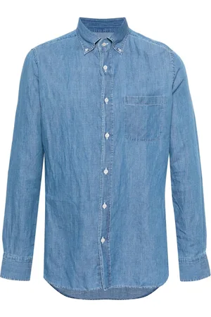MOORER Rolf Hemd aus Chambray