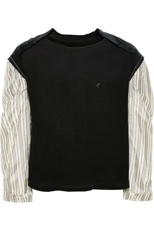 Maison Margiela Décortiqué Pullover im Patchwork-Look