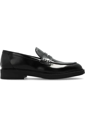 Gianvito Rossi Harris Penny-Loafer aus poliertem Leder