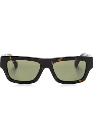 Gucci Sonnenbrille mit eckigem Gestell