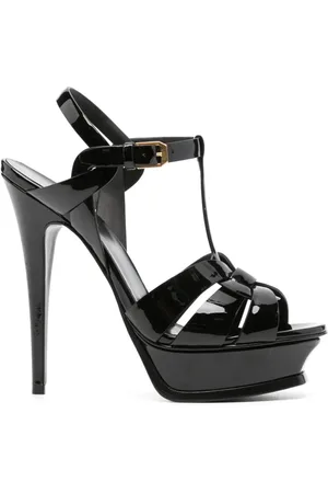 Saint Laurent Classic Tribute Lacksandalen 105mm