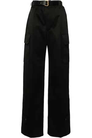 Saint Laurent Cassandre Cargohose mit hohem Bund