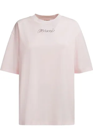 Marni T-Shirt mit Logo-Print