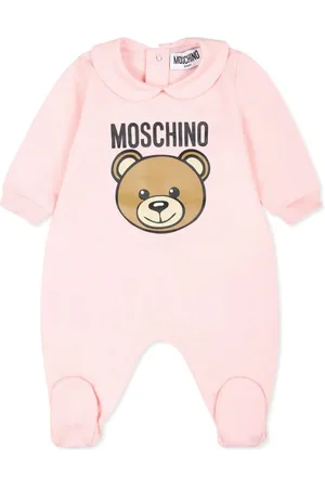 Moschino Strampler mit Teddy-Print
