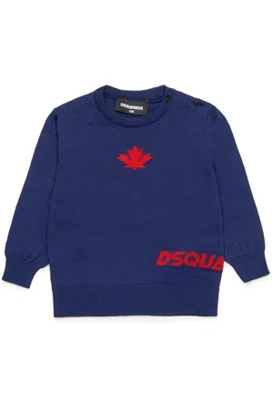 Dsquared2 Intarsien-Pullover mit Rundhalsausschnitt