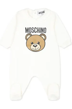 Moschino Strampler mit Teddy-Print