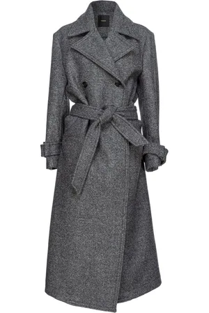 Pinko Doppelreihiger Mantel mit Gürtel