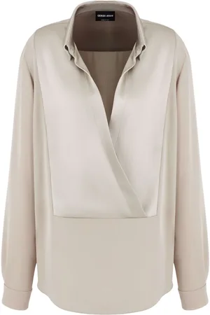 Giorgio Armani Drapiertes Oberteil