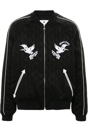 Marine Serre Bomberjacke aus Moon Diamant-Jacquard
