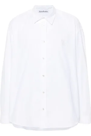 Acne Studios Hemd mit Logo-Stickerei