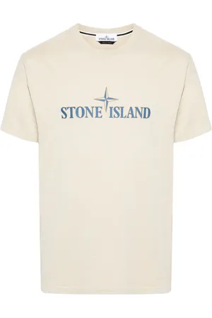 Stone Island T-Shirt mit Logo-Print