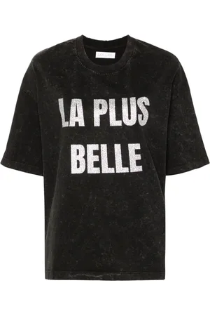 LOULOU T-Shirt mit Glitter-Print