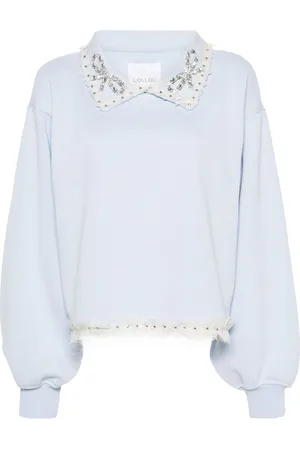 LOULOU Sweatshirt mit Oversized-Kragen