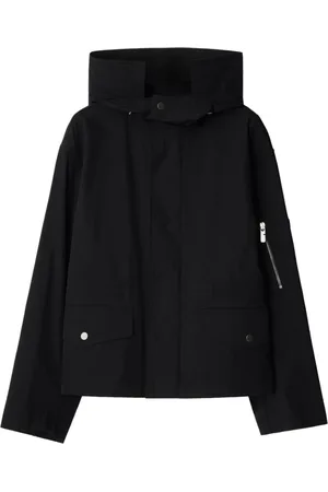 Burberry Kapuzenmantel mit Druckknöpfen