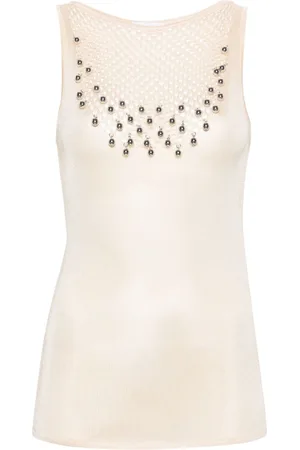 Paco rabanne Verziertes Strickoberteil