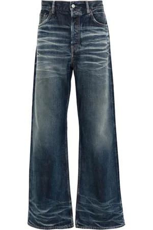 Acne Studios Straight-Leg-Jeans mit Tragefalten