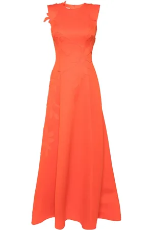 Saiid Kobeisy Abendkleid mit Blumendetail