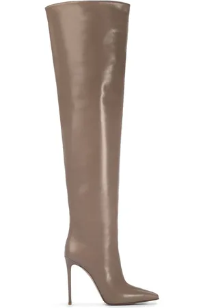 LE SILLA Eva Overknee-Stiefel aus Leder 120mm