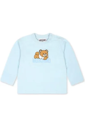 Moschino Langarmshirt mit Logo-Print