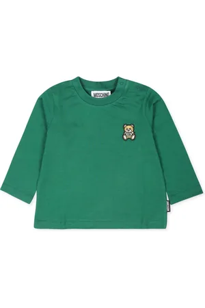 Moschino Langarmshirt mit Logo-Stickerei