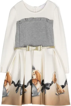 MONNALISA Ausgestelltes Kleid mit Print